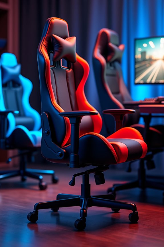 adjustable height gaming chairs