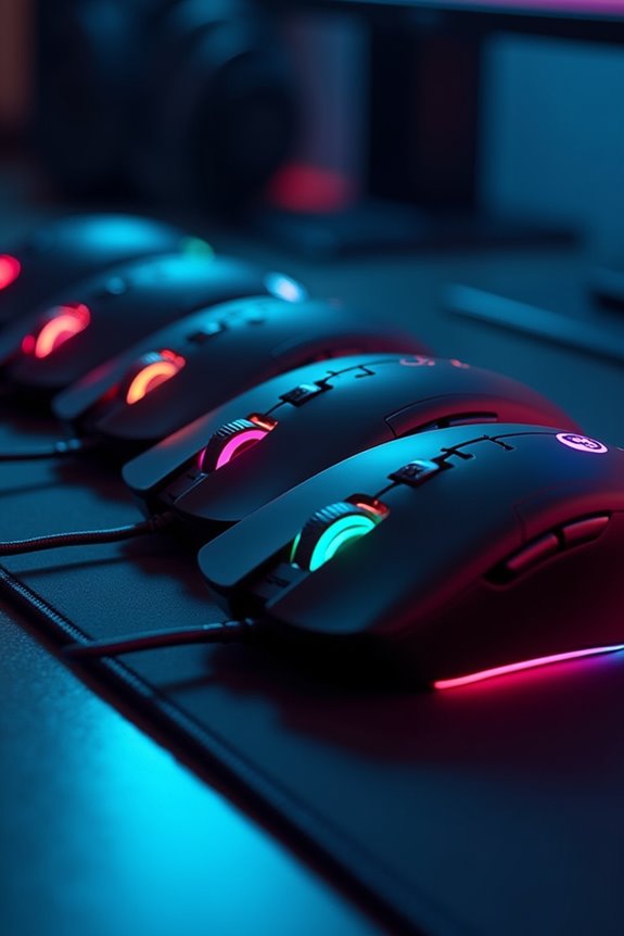 adjustable sensitivity gaming mice