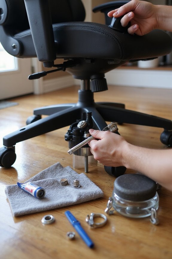 chair sinking troubleshooting guide