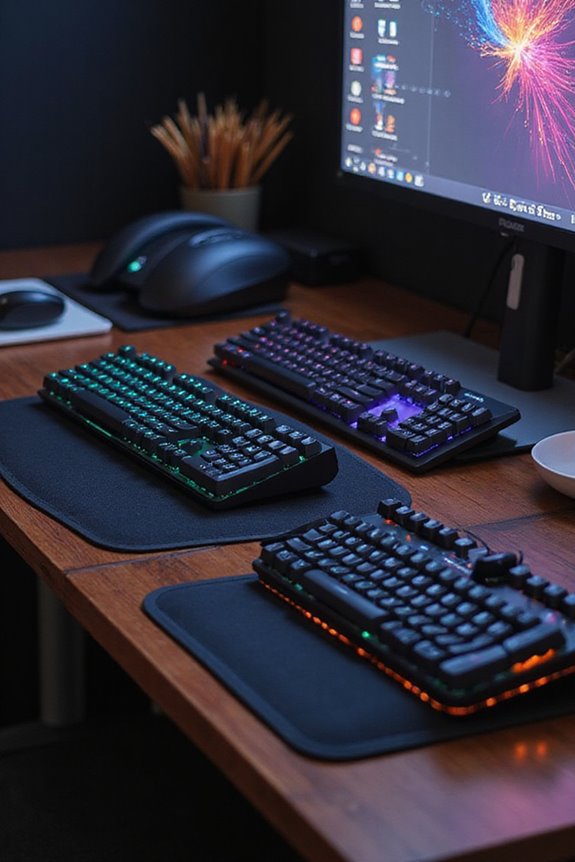 comfortable gaming keyboard options