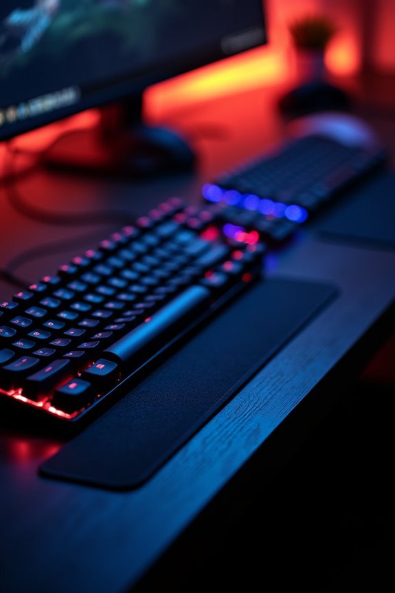 comfortable keyboards with palm rests