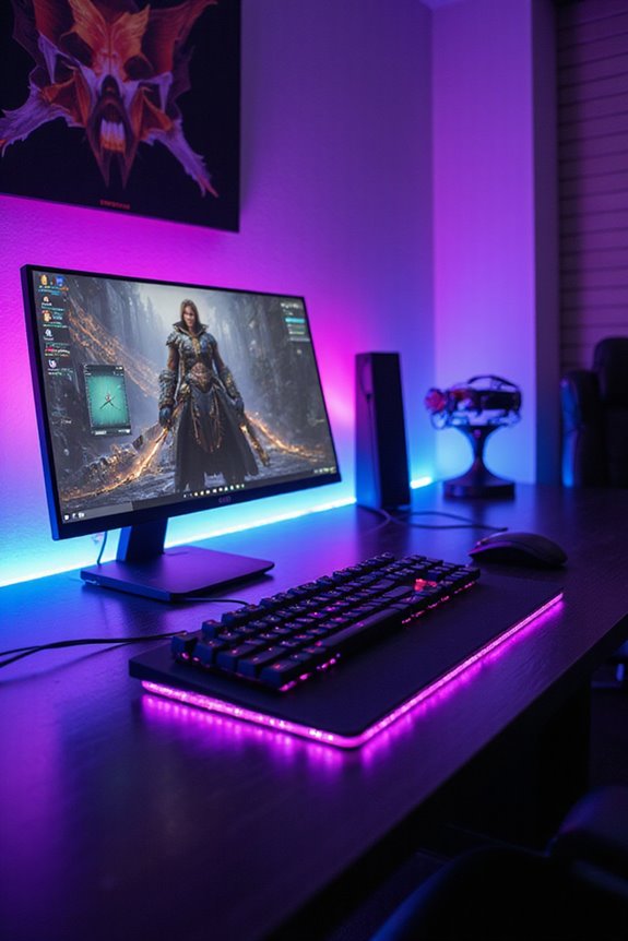 customizable ambient gaming lighting