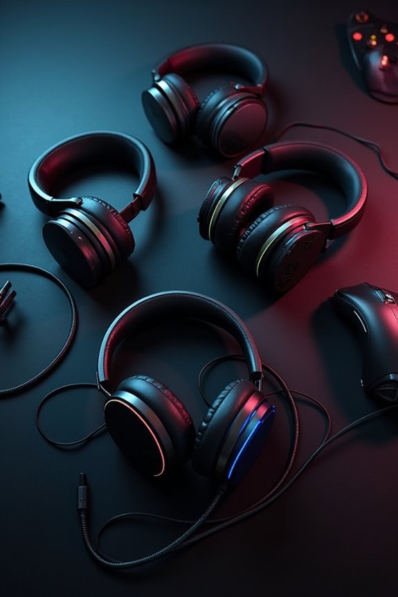 detachable cable gaming headsets