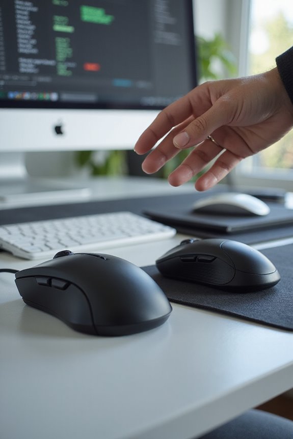 ergonomic mouse comfort options