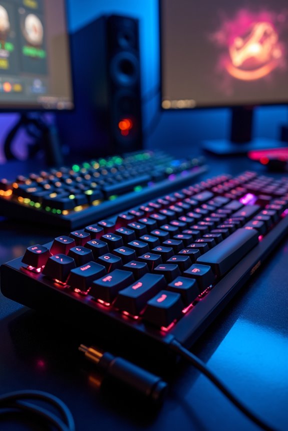 flexible detachable cable keyboards