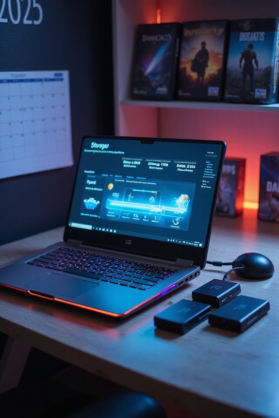 future gaming laptop storage