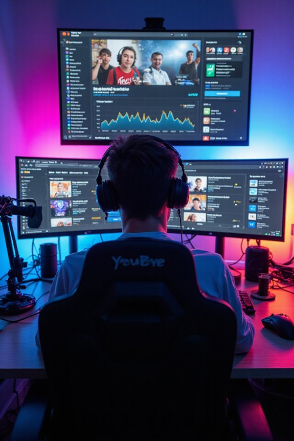 gaming channels subscriber surge