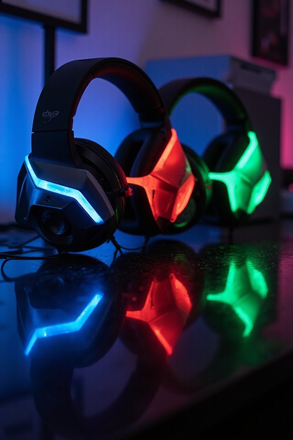 gaming headsets with led lights
