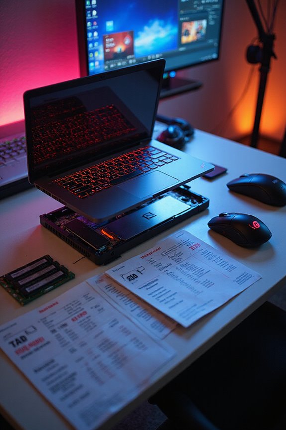 gaming laptop hardware choices