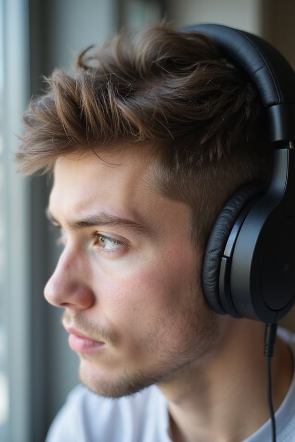 headphones hair health caution