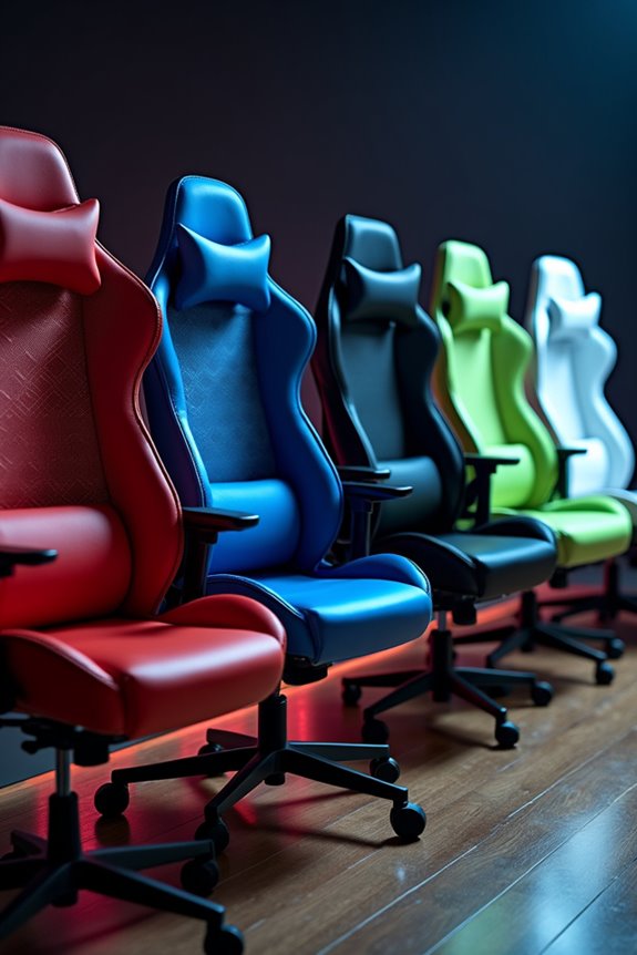 mesh backed gaming chair comfort