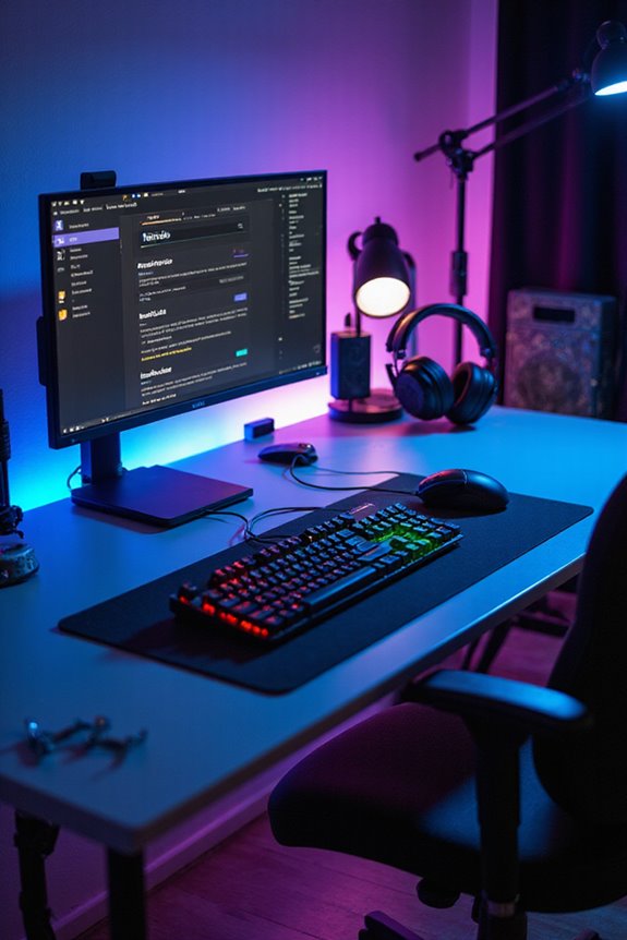 optimize desk for productivity
