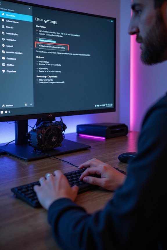 optimize display settings now
