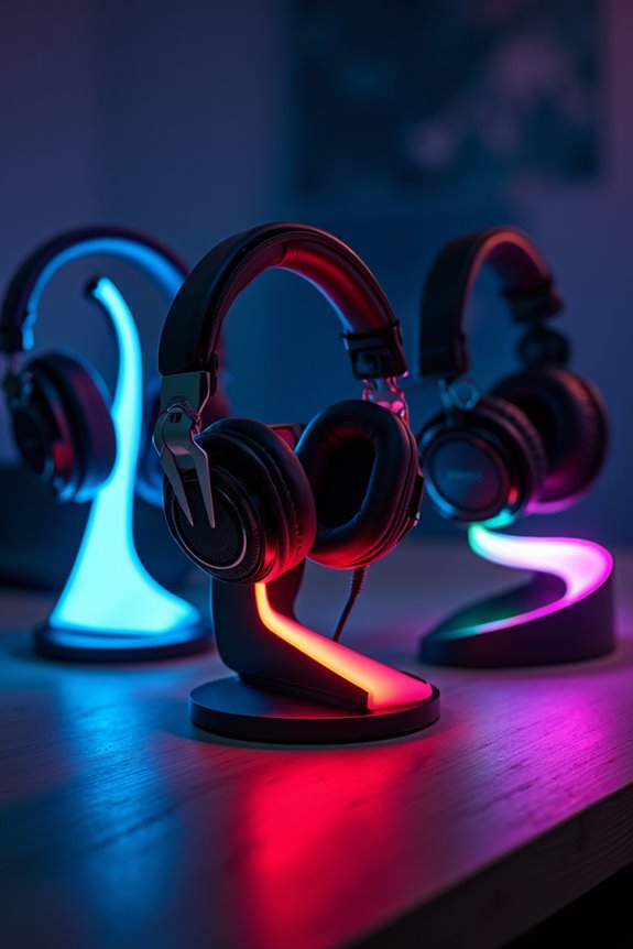 rgb headphone stands review