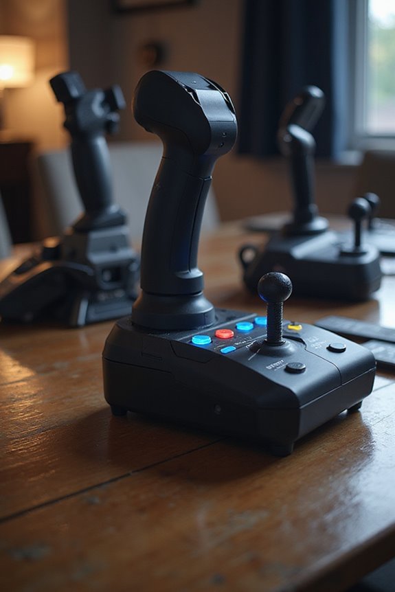 top joysticks for simulating flight