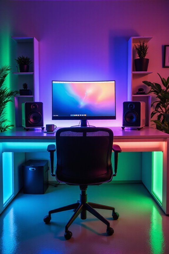 top led desk lighting